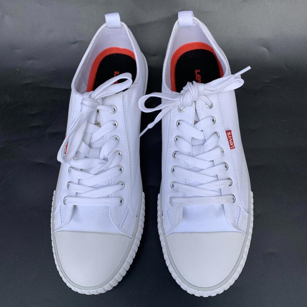 Levi's 10.5 Men's Casual Sneaker Shoes White